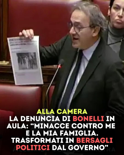 Bonelli in Aula denuncia le minacce ricevute.
