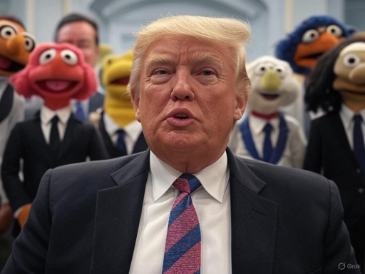 The Trumppetts: lo staff di Trump come i Muppets (by Grok)