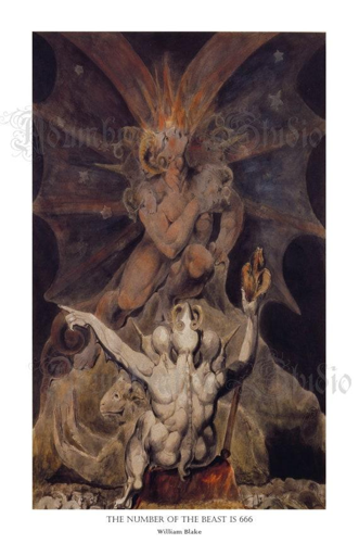 William Blake, the Number of the Best is 666