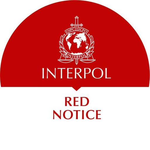 Il logo del rednotice dell'Interpol