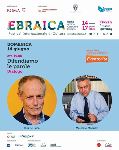 De Luca e Montanari: quelli del "il sionismo ha fatto anche cose buone". 
Occhiali rosa su un sionismo colonialista e genocida fin dalla nascita del progetto dello Stato.